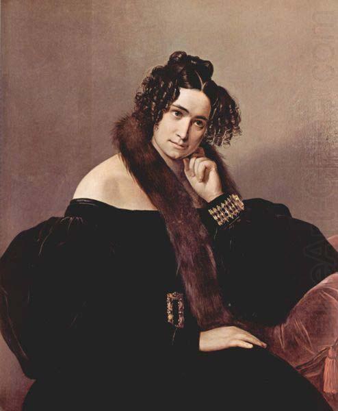 Francesco Hayez Portrait of Felicina Caglio Perego di Cremnago china oil painting image